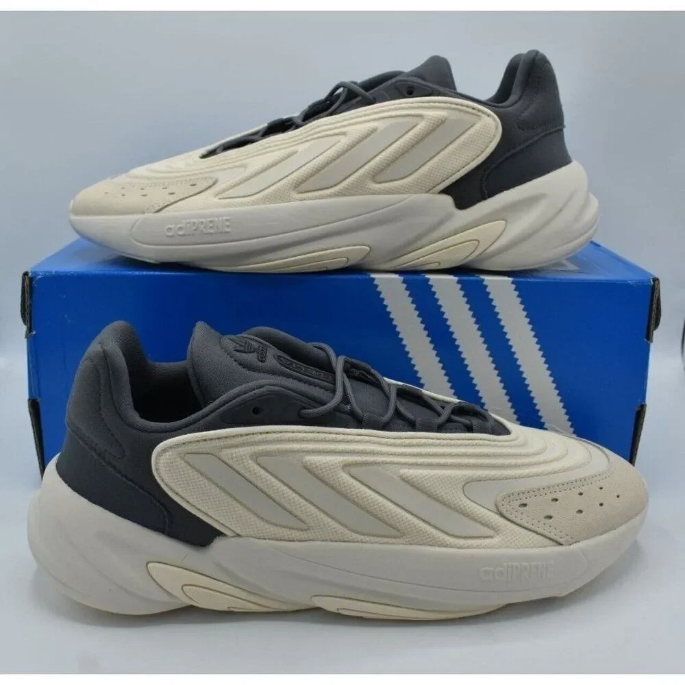 Adidas Originals Mens Size 13 Ozelia Low Wonder White‎ Grey Sneakers Shoes